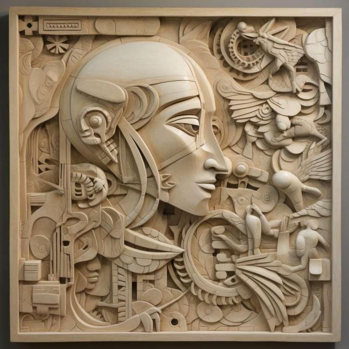 نموذج ثلاثي الأبعاد لآلة CNC 3D Art 